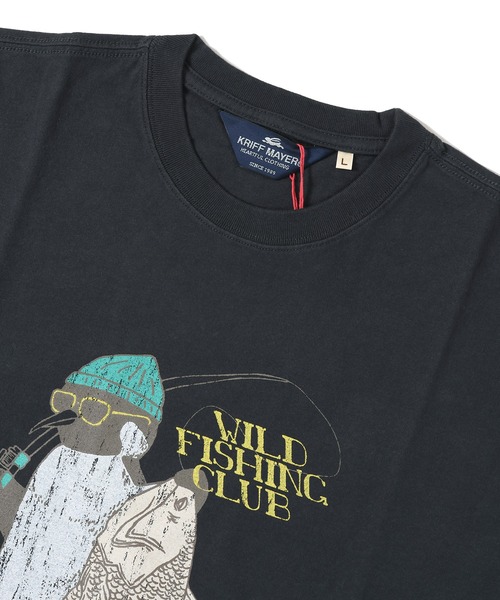 KRIFF MAYER(クリフメイヤー)の「アニマル半袖T(ペンギン)(Tシャツ/カットソー・メンズ・オフホワイト/チャコール/グレー/グリーン/ブルー・LARGE/X-LARGE/MEDIUM)」の11枚目の写真