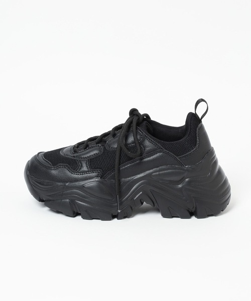 LEPSIM（レプシィム）の「厚底スニーカー　100633（スニーカー・レディース・ブラック/オフホワイト・MEDIUM/LARGE）」の17枚目の写真