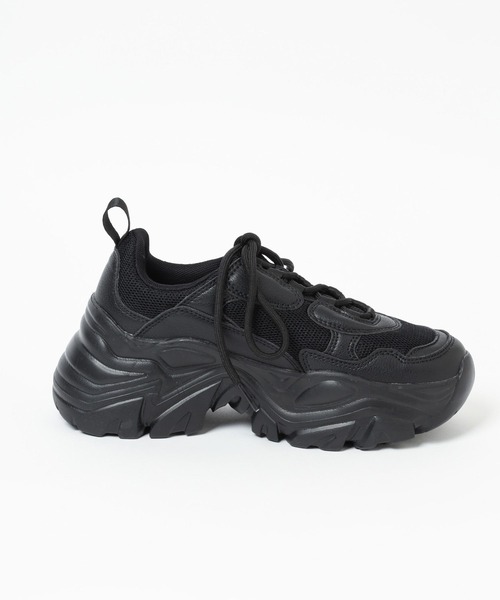 LEPSIM（レプシィム）の「厚底スニーカー　100633（スニーカー・レディース・ブラック/オフホワイト・MEDIUM/LARGE）」の16枚目の写真