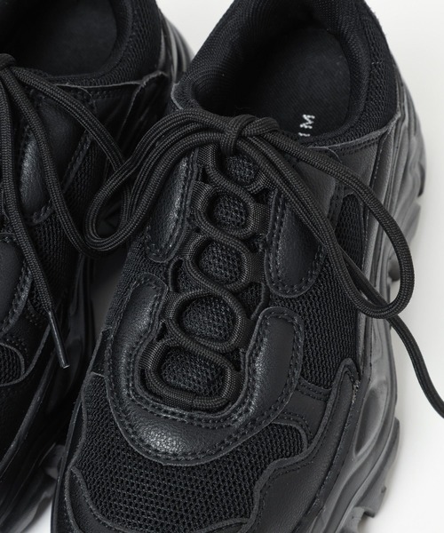 LEPSIM（レプシィム）の「厚底スニーカー　100633（スニーカー・レディース・ブラック/オフホワイト・MEDIUM/LARGE）」の10枚目の写真