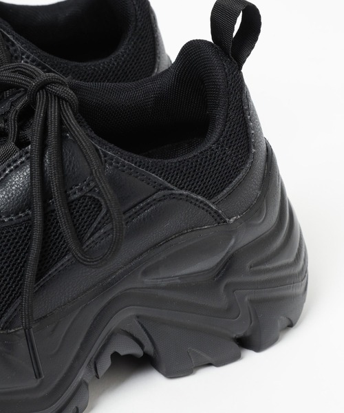 LEPSIM（レプシィム）の「厚底スニーカー　100633（スニーカー・レディース・ブラック/オフホワイト・MEDIUM/LARGE）」の8枚目の写真