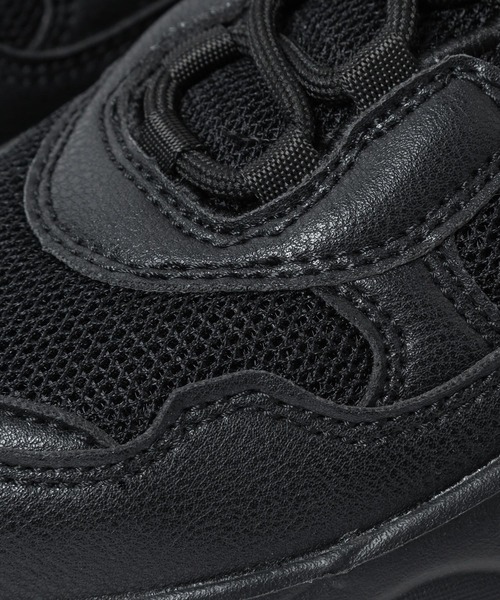 LEPSIM（レプシィム）の「厚底スニーカー　100633（スニーカー・レディース・ブラック/オフホワイト・MEDIUM/LARGE）」の3枚目の写真