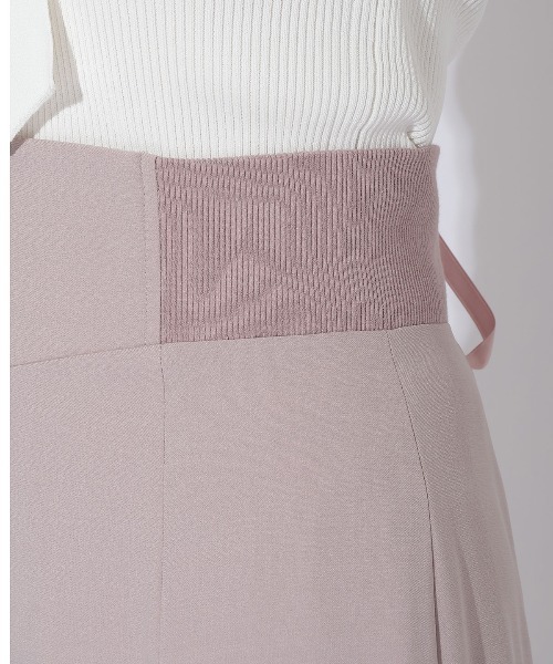 AND COUTURE（アンドクチュール）の「サイドリブマーメイドスカート（スカート・レディース・ピンク/ベージュ/ブラック/オフホワイト・FREE）」の6枚目の写真