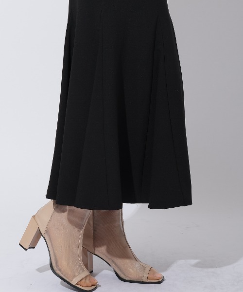 AND COUTURE（アンドクチュール）の「サイドリブマーメイドスカート（スカート・レディース・ピンク/ベージュ/ブラック/オフホワイト・FREE）」の8枚目の写真