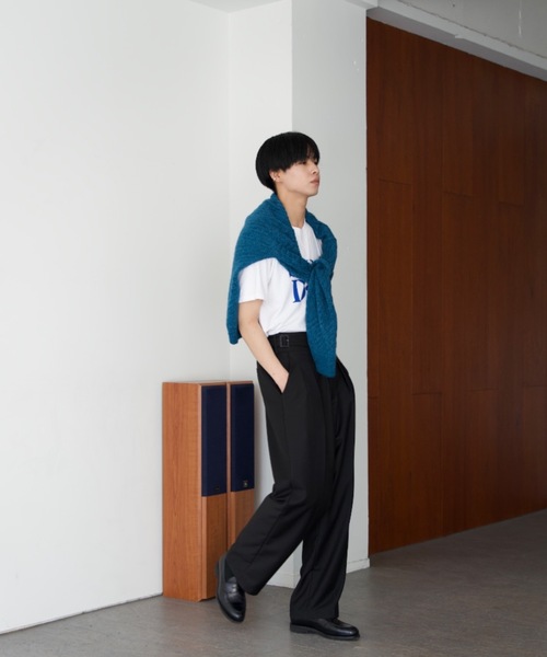 Two-tuck gurkha slacks /ツータックグルカスラックス SINSS スラックス Two tuck gurkha slacks /2タックグルカ
