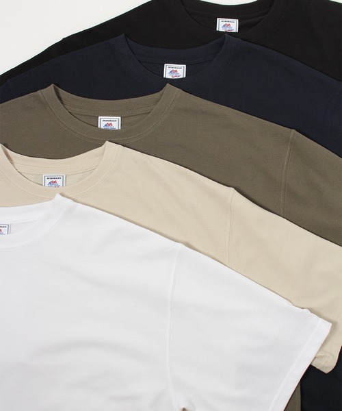 JEMORGAN(ジェーイーモーガン)の「【JEMORGAN / ジェーイーモーガン】カノコ袖ワッペン付き半袖Tシャツ(Tシャツ/カットソー・メンズ・ネイビー/ブラック/ベージュ/カーキ/オフホワイト・XL/L/M)」の12枚目の写真