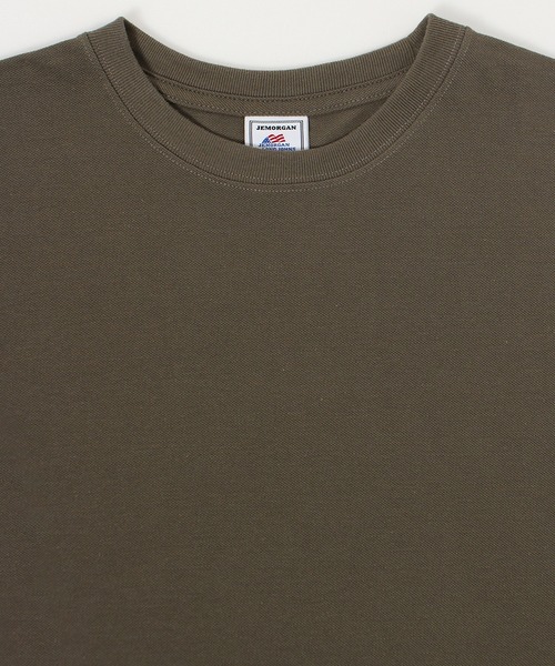 JEMORGAN(ジェーイーモーガン)の「【JEMORGAN / ジェーイーモーガン】カノコ袖ワッペン付き半袖Tシャツ(Tシャツ/カットソー・メンズ・ネイビー/ブラック/ベージュ/カーキ/オフホワイト・XL/L/M)」の7枚目の写真