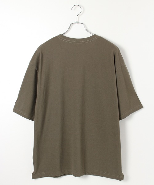 JEMORGAN(ジェーイーモーガン)の「【JEMORGAN / ジェーイーモーガン】カノコ袖ワッペン付き半袖Tシャツ(Tシャツ/カットソー・メンズ・ネイビー/ブラック/ベージュ/カーキ/オフホワイト・XL/L/M)」の6枚目の写真