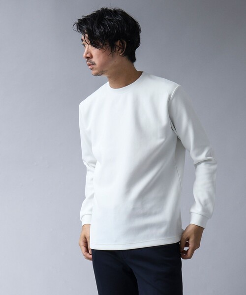 NOLLEY'S goodman(ノーリーズグッドマン)の「【ACTIVE SECT】《限定展開 / 吸水速乾 / 抗菌防臭》高密度ダンボールロンT(Tシャツ/カットソー・メンズ・ブラック/チャコールグレー/ホワイト/ダークネイビー・S/M/L)」の9枚目の写真