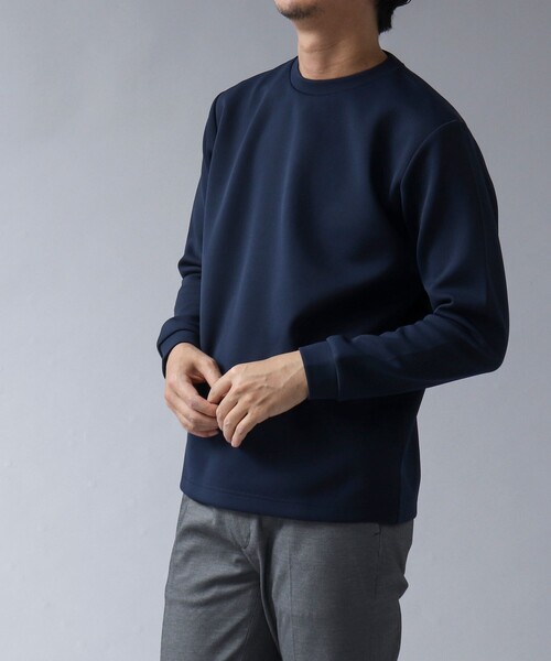 NOLLEY'S goodman(ノーリーズグッドマン)の「【ACTIVE SECT】《限定展開 / 吸水速乾 / 抗菌防臭》高密度ダンボールロンT(Tシャツ/カットソー・メンズ・ブラック/チャコールグレー/ホワイト/ダークネイビー・S/M/L)」の19枚目の写真