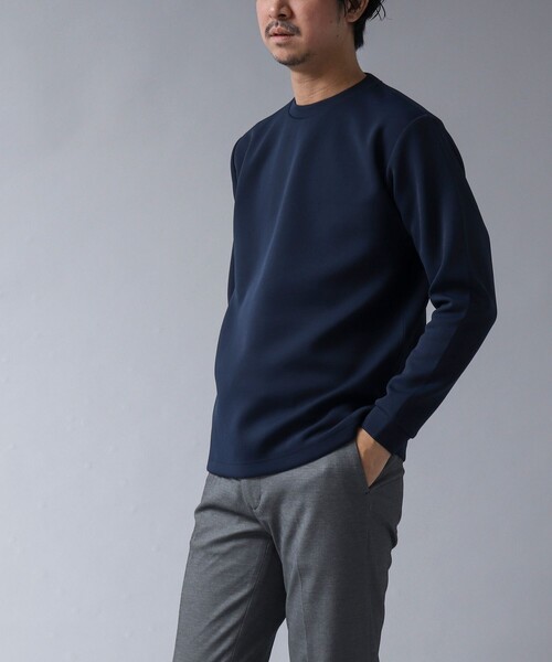 NOLLEY'S goodman(ノーリーズグッドマン)の「【ACTIVE SECT】《限定展開 / 吸水速乾 / 抗菌防臭》高密度ダンボールロンT(Tシャツ/カットソー・メンズ・ブラック/チャコールグレー/ホワイト/ダークネイビー・S/M/L)」の21枚目の写真