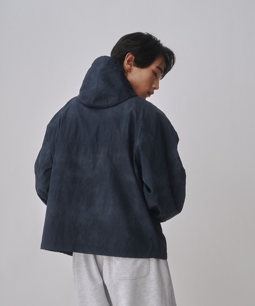codegraphy（コードグラフィー）の「TECH NYLON TIEDYE HOOD WIND BRACKER JACKET（マウンテンパーカー・メンズ・カーキ/ネイビー・MEDIUM/LARGE）」の9枚目の写真