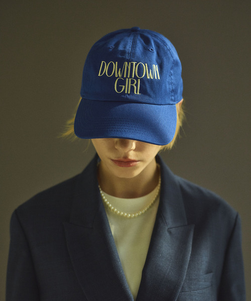 OUTDOOR PRODUCTS Usual Things（アウトドアプロダクツユージュアルシングス）の「DOWNTOWN GIRL CAP（キャップ・レディース・ブルー/ベージュ/グリーン/ピンク/ボルドー/ブラック・FREE）」の4枚目の写真