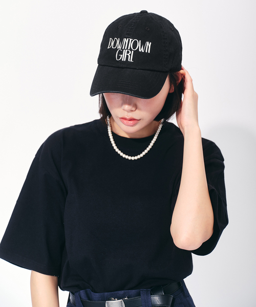 OUTDOOR PRODUCTS Usual Things（アウトドアプロダクツユージュアルシングス）の「DOWNTOWN GIRL CAP（キャップ・レディース・ブルー/ベージュ/グリーン/ピンク/ボルドー/ブラック・FREE）」の9枚目の写真