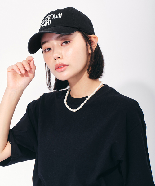 OUTDOOR PRODUCTS Usual Things（アウトドアプロダクツユージュアルシングス）の「DOWNTOWN GIRL CAP（キャップ・レディース・ブルー/ベージュ/グリーン/ピンク/ボルドー/ブラック・FREE）」の10枚目の写真
