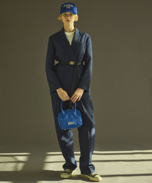 OUTDOOR PRODUCTS Usual Things（アウトドアプロダクツユージュアルシングス）の「DOWNTOWN GIRL CAP（キャップ・レディース・ブルー/ベージュ/グリーン/ピンク/ボルドー/ブラック・FREE）」の13枚目の写真