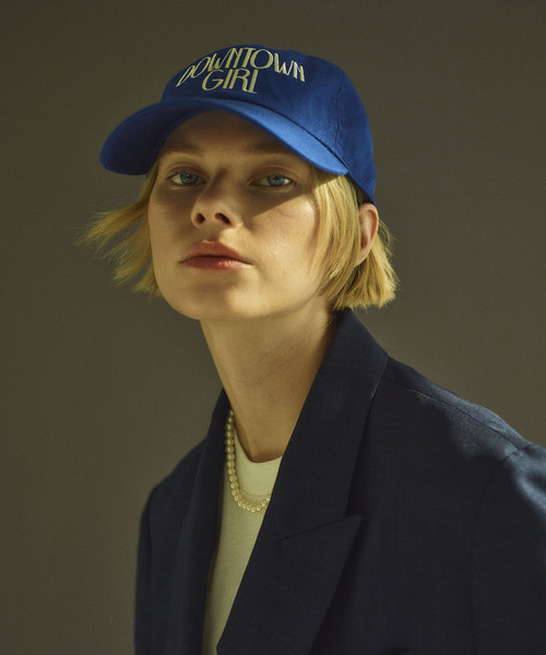 OUTDOOR PRODUCTS Usual Things（アウトドアプロダクツユージュアルシングス）の「DOWNTOWN GIRL CAP（キャップ・レディース・ブルー/ベージュ/グリーン/ピンク/ボルドー/ブラック・FREE）」の14枚目の写真