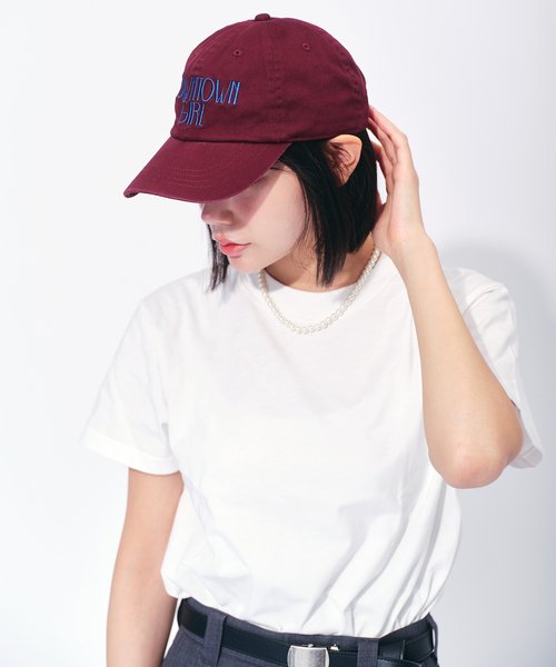 OUTDOOR PRODUCTS Usual Things（アウトドアプロダクツユージュアルシングス）の「DOWNTOWN GIRL CAP（キャップ・レディース・ブルー/ベージュ/グリーン/ピンク/ボルドー/ブラック・FREE）」の20枚目の写真