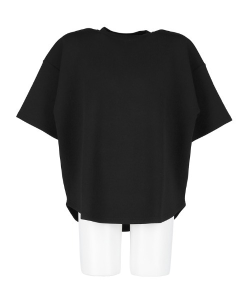 coca(coca)(コカ)の「メンズ ハリ感ダンボールテールカットトップス(スウェット・メンズ・ブラック/ホワイト・M/L/XL)」の9枚目の写真