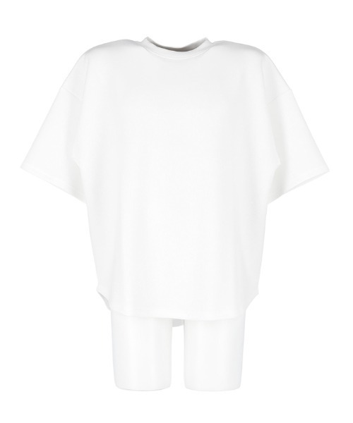 coca(coca)(コカ)の「メンズ ハリ感ダンボールテールカットトップス(スウェット・メンズ・ブラック/ホワイト・M/L/XL)」の8枚目の写真