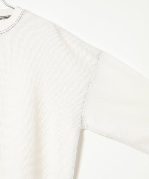 UNIVERSAL OVERALL（ユニバーサルオーバーオール）の「UNIVERSAL OVERALL ユニバーサルオーバーオール 1Pパックサーマルルーズフィット（Tシャツ/カットソー・メンズ・その他2/その他3/ブラック・L/LL/S/M）」の11枚目の写真
