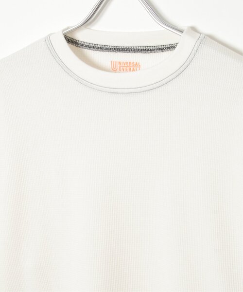 UNIVERSAL OVERALL（ユニバーサルオーバーオール）の「UNIVERSAL OVERALL ユニバーサルオーバーオール 1Pパックサーマルルーズフィット（Tシャツ/カットソー・メンズ・その他2/その他3/ブラック・L/LL/S/M）」の13枚目の写真