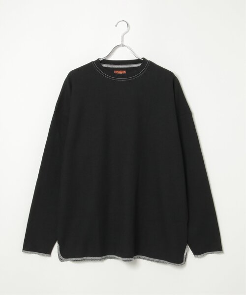 UNIVERSAL OVERALL（ユニバーサルオーバーオール）の「UNIVERSAL OVERALL ユニバーサルオーバーオール 1Pパックサーマルルーズフィット（Tシャツ/カットソー・メンズ・その他2/その他3/ブラック・L/LL/S/M）」の8枚目の写真