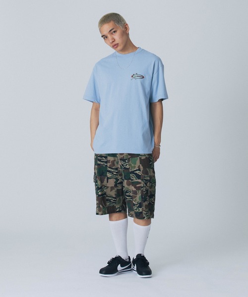 XLARGE（エクストララージ）の「OVAL LOGO S/S TEE（Tシャツ/カットソー・メンズ・ブラック/ライトブルー/ホワイト・XL/M/L/S）」の14枚目の写真