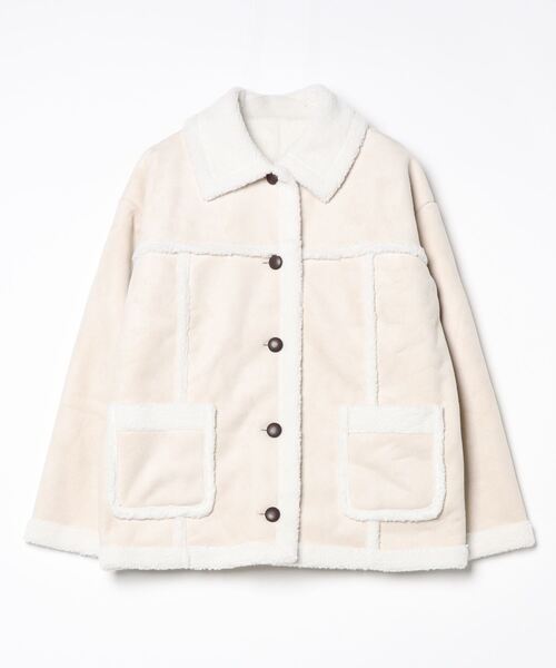 byYOUANCE(バイユアンス)の「ボアランチジャケット(その他アウター・レディース・アイボリー・FREE)」の12枚目の写真