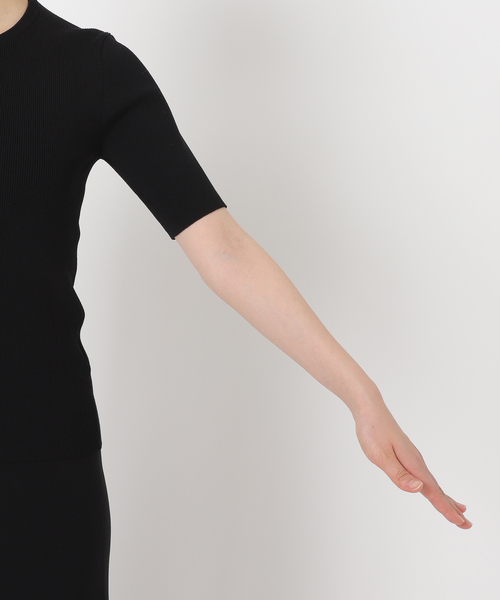 DINER B RIB クルーネックプルオーバー（ニット/セーター）｜Deuxieme