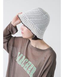 Lugnoncure（ルノンキュール）の「ペーパー風バケットハット（ハット）」