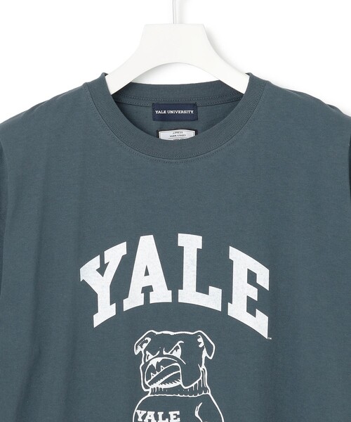 Tシャツ・カットソー [YALE] EMBROIDERY DAN BIG PLACKET PK TEE Yale Embroidery Dan T-Shirt