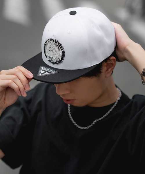 improves（インプローブス）の「バスケットボールロゴストレートキャップ（キャップ・メンズ・ブラック系/ホワイト/ブラック系1/ネイビー系/ブラック/ホワイト系/ホワイト系1・FREE）」の2枚目の写真