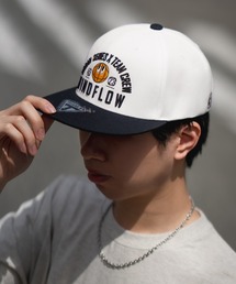 バスケットボールロゴストレートキャップ