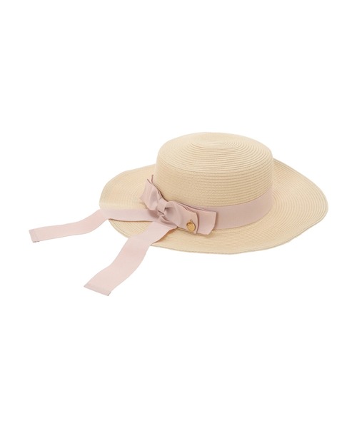 Maison de FLEUR（メゾンドフルール）の「グログランリボンハット（ハット・レディース・ブラック/ピンク・FREE）」の15枚目の写真