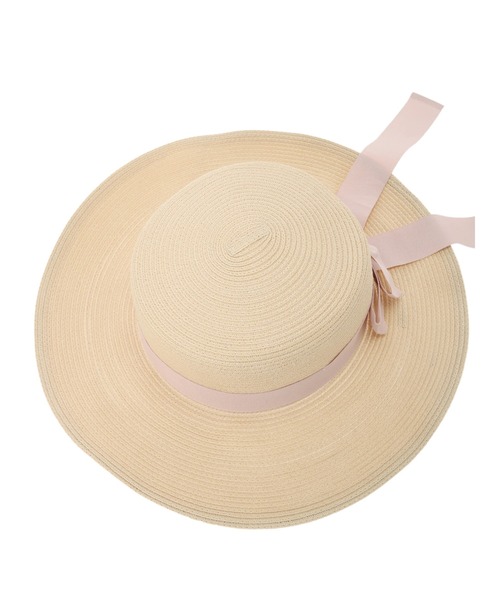 Maison de FLEUR（メゾンドフルール）の「グログランリボンハット（ハット・レディース・ブラック/ピンク・FREE）」の18枚目の写真