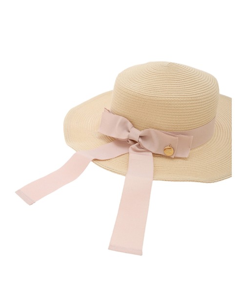 Maison de FLEUR（メゾンドフルール）の「グログランリボンハット（ハット・レディース・ブラック/ピンク・FREE）」の19枚目の写真