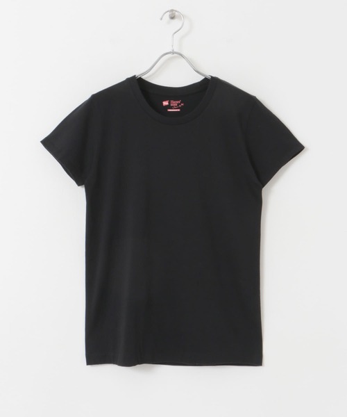 HANES（ヘインズ）の「Hanes　2P JAPANFITクルーネックTシャツ（Tシャツ/カットソー・レディース・ホワイト系その他・MEDIUM）」の3枚目の写真