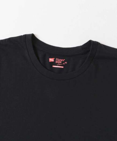 HANES（ヘインズ）の「Hanes　2P JAPANFITクルーネックTシャツ（Tシャツ/カットソー・レディース・ホワイト系その他・MEDIUM）」の6枚目の写真