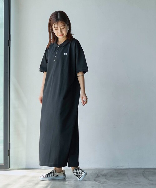 PENNEYS(ぺニーズ)の「PENNEYS(ぺニーズ)別注カノコポロワンピース(ワンピース・レディース・その他3/その他2/オレンジ/ブラック・L/M)」の10枚目の写真
