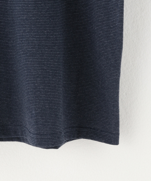 CalCru（カルクルー）の「CalCru Micro-Stripe Tee CAL-001（Tシャツ/カットソー・メンズ・ブラック/グレー/ネイビー・LARGE/X-LARGE）」の9枚目の写真
