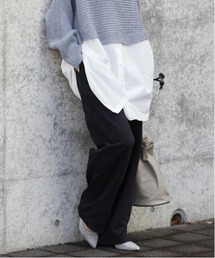 No one knows（ノーワンノーズ）の「ワイドスウェットパンツ（スウェットパンツ）」