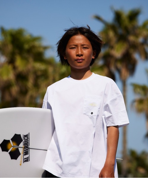 Quiksilver(クイックシルバー)の「【ZOZOTOWN限定アイテム】QS LOGO SETUP KIDS/クイックシルバーキッズ半袖ラッシュガード&バギーショーツ上下セットアップ(水着)(ラッシュガード・キッズ・ホワイト/ブラック・160/150/140)」の10枚目の写真