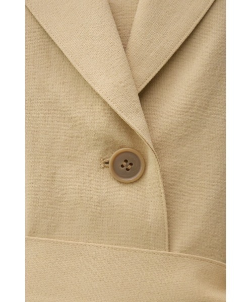 AZUL by moussy（アズールバイマウジー）の「リネンライクジレ（ベスト・レディース・ベージュ/ブラック・FREE）」の12枚目の写真