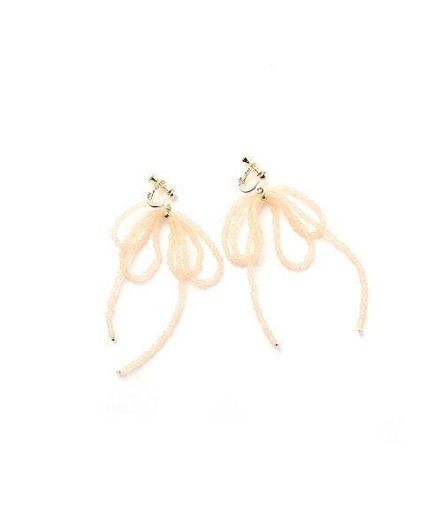 marjour（マージュール）の「MAT BEADS EARRING（イヤリング・レディース・ピンクベージュ/ブルー系1・FREE）」の15枚目の写真