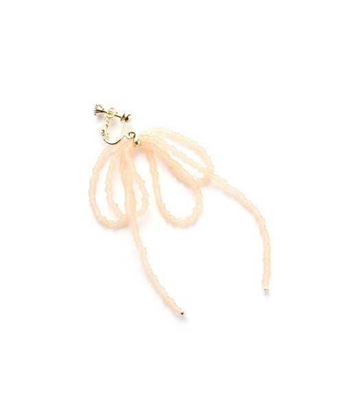 marjour（マージュール）の「MAT BEADS EARRING（イヤリング・レディース・ピンクベージュ/ブルー系1・FREE）」の16枚目の写真