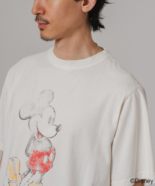 セール】REMI RELIEF 別注 HARD SP加工 Tシャツ(MICKEY MOUSE