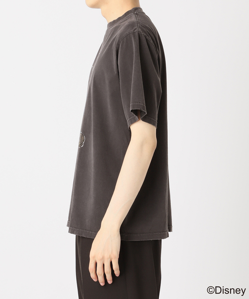 REMI RELIEF(レミレリーフ)の「REMI RELIEF 別注 HARD SP加工 Tシャツ(MICKEY MOUSE)(Tシャツ/カットソー・メンズ・グリーン/ネイビー/ブラック/ライトグレー/ホワイト・LARGE/MEDIUM/X-LARGE)」の14枚目の写真
