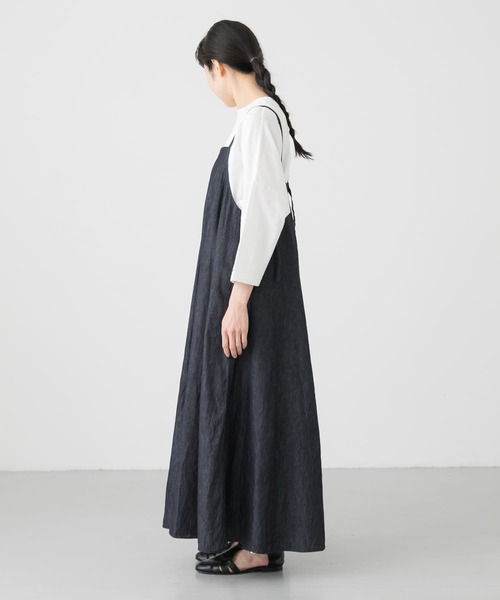 かぐれ（カグレ）の「ライトデニムキャミワンピース（ワンピース  