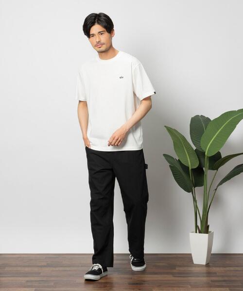 ALPHA_(アルファ)の「ALPHA(アルファ)バックプリントTシャツ(Tシャツ/カットソー・メンズ・ブラック/ホワイト/グリーン・L/XL/M)」の18枚目の写真